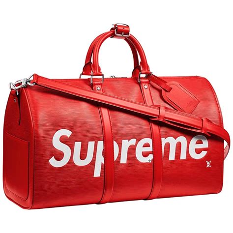 louis vuitton duffle bag supreme|Louis Vuitton supreme moletom original.